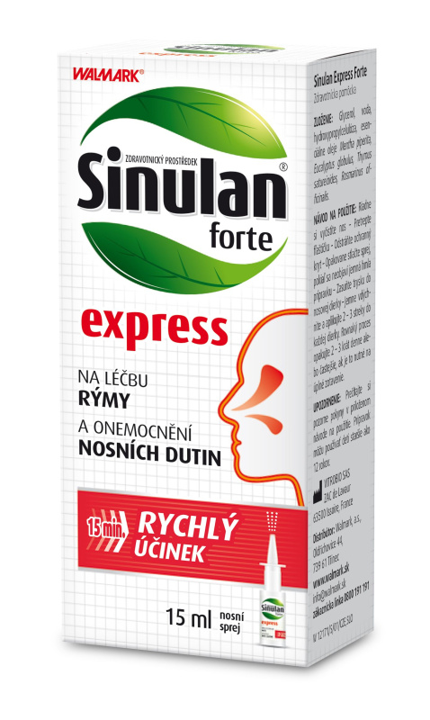 WALMARK Sinulan Express Forte spray 15 ml