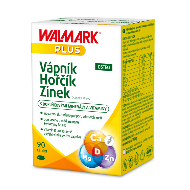 Walmark Vápník Hořčík Zinek Osteo tbl.90