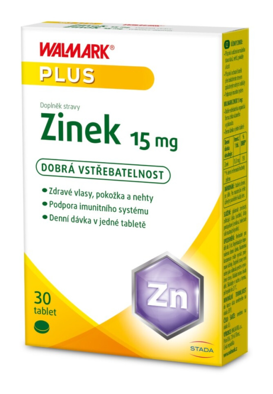 Walmark Zinek 15 mg 30 tablet