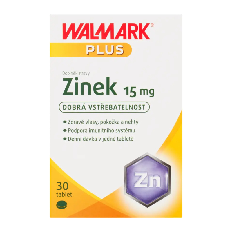 Walmark Zinek 15 mg 30 tablet