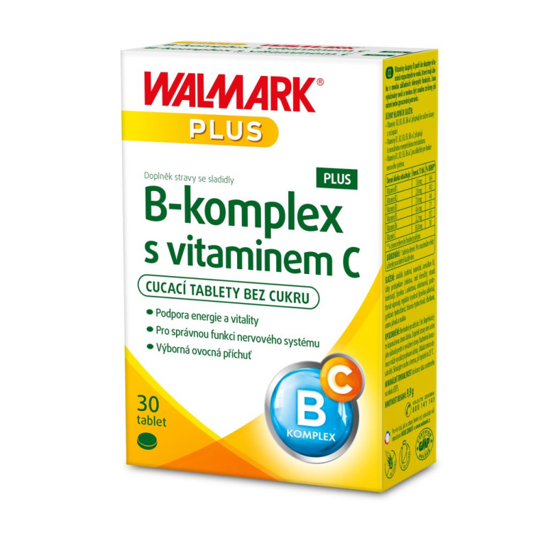 WALMARK B-komplex PLUS s vitaminem C 30 tablet