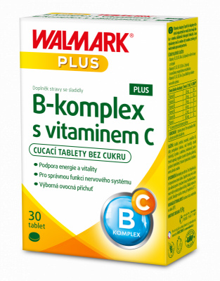 WALMARK B-komplex PLUS s vitaminem C 30 tablet