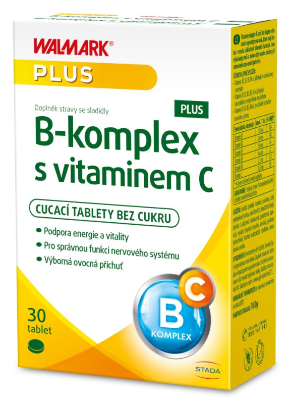 WALMARK B-komplex PLUS s vitaminem C 30 tablet