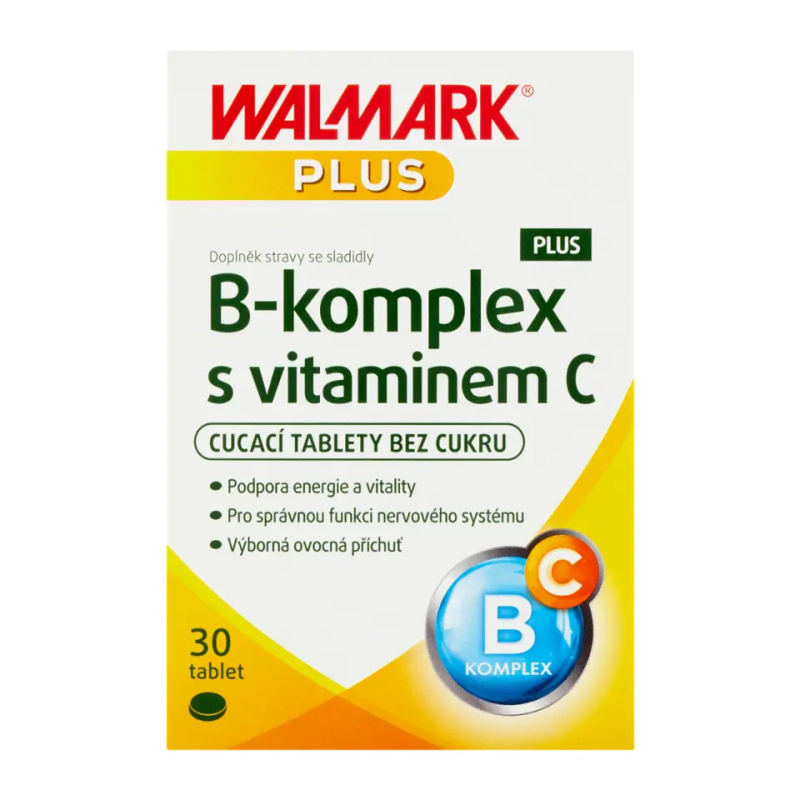 WALMARK B-komplex PLUS s vitaminem C 30 tablet