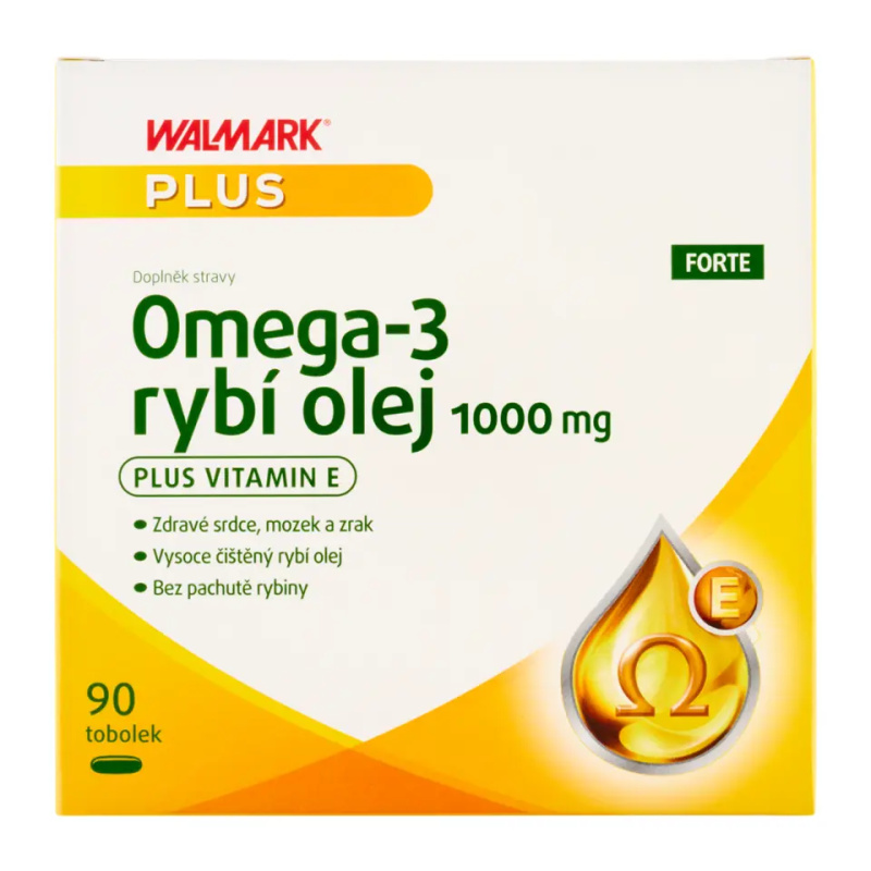 WALMARK Omega-3 rybí olej 1000mg 90 tobolek