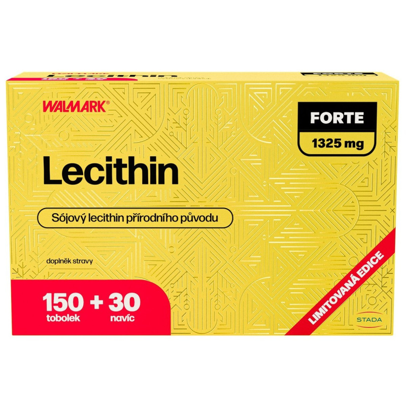 WALMARK Lecithin forte 1325 mg 150 + 30 tobolek NAVÍC
