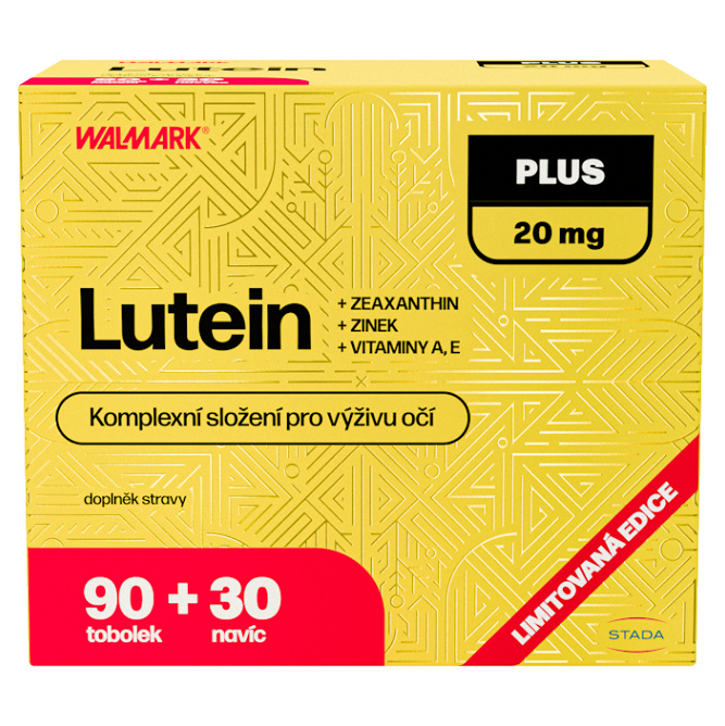 WALMARK Lutein plus 20 mg 90 + 30 tobolek NAVÍC