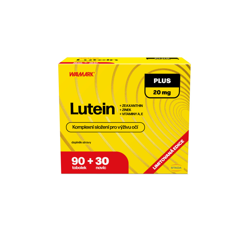 WALMARK Lutein plus 20 mg 90 + 30 tobolek NAVÍC