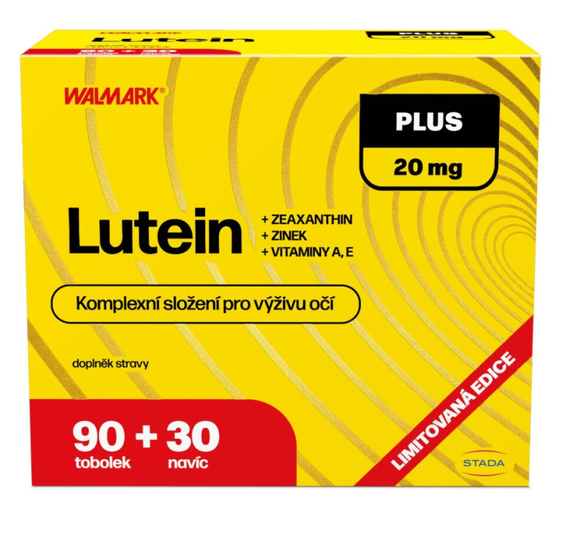 WALMARK Lutein plus 20 mg 90 + 30 tobolek NAVÍC