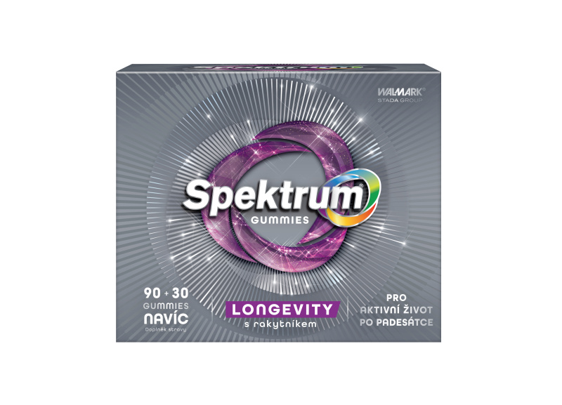 WALMARK Spektrum gummies LONGEVITY s rakytníkem 90 + 30 gummies NAVÍC