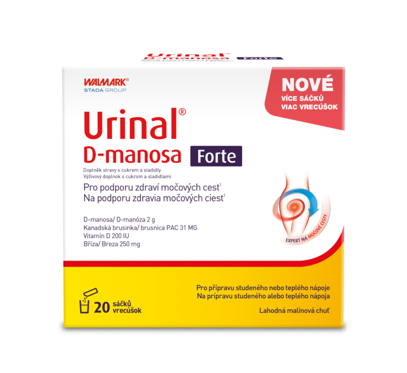 URINAL D-manosa forte 20 sáčků