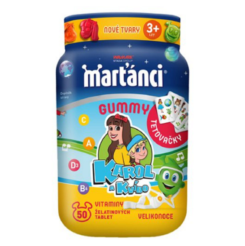 Marťánci Gummy Karol&Kvído Velikonoce tbl.50