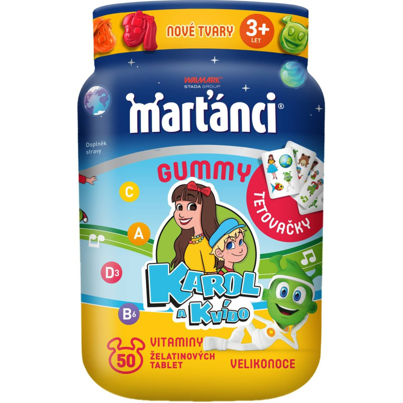 Marťánci Gummy Karol&Kvído Velikonoce tbl.50