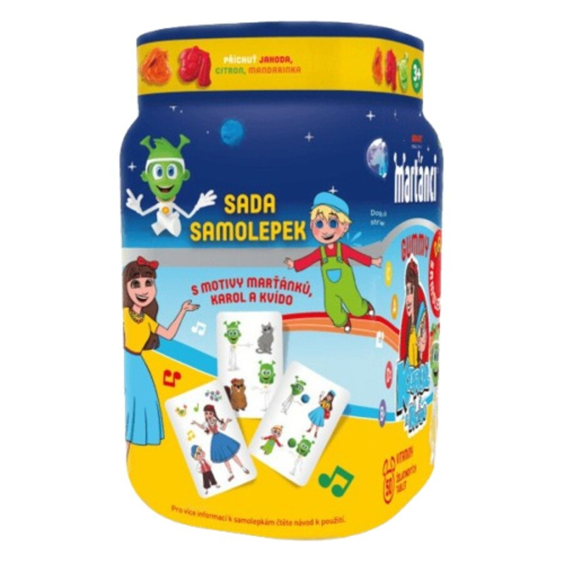WALMARK Gummy Karol a Kvído 50 tablet + samolepky