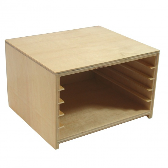 Komoda na 5 ks puzzle (zoologie) Montessori