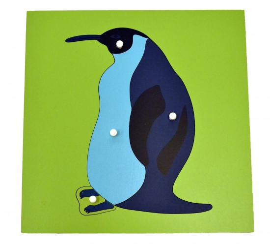 Puzzle - tučňák Montessori