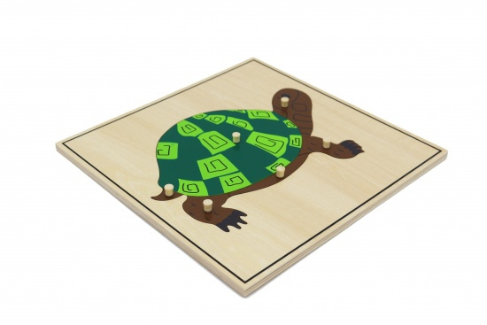 Puzzle - želva Montessori