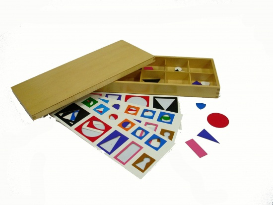 Malé gramatické symboly s krabičkou Montessori