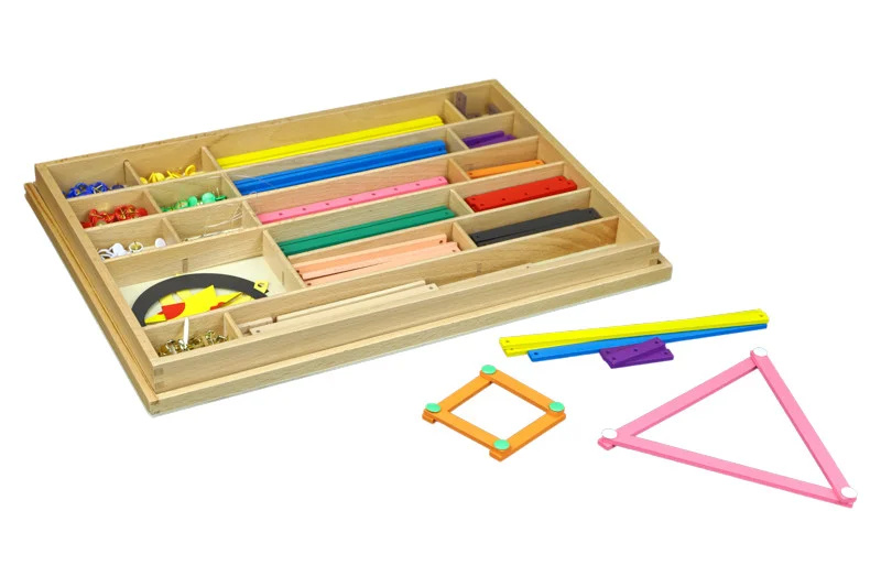 Geometrický skládací materiál Montessori