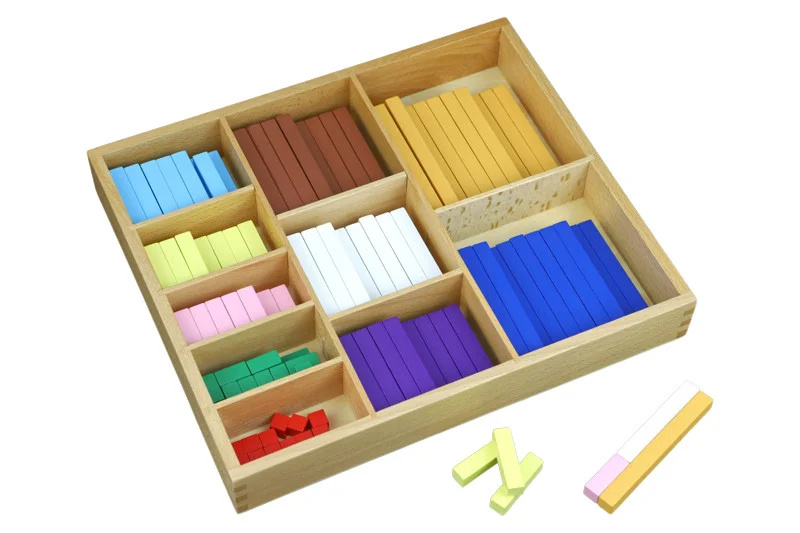 Barevné počítací tyčinky Montessori
