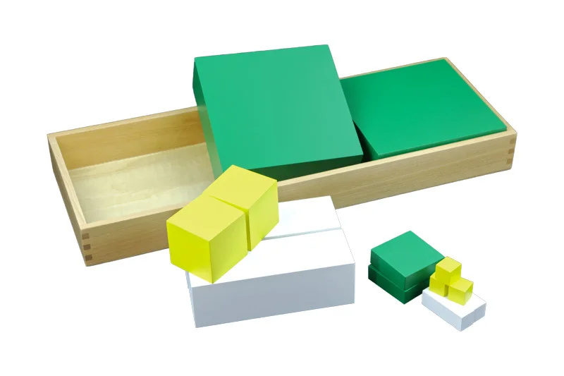 Krychle pro výpočet třetí mocniny Montessori