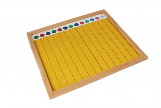 Tabulka k Desetinným zlomkům Montessori