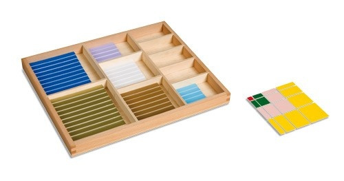 Dekanomický čtverec s krabičkou Montessori