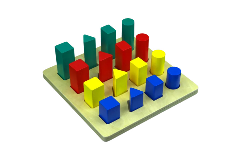 Žebřík - geometrická tělesa Montessori