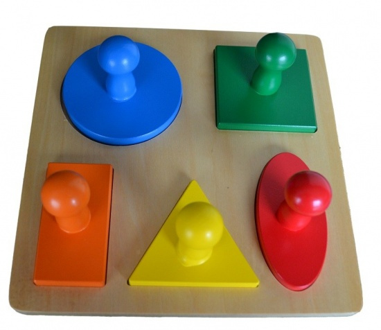 Puzzle - geometrické tvary Montessori