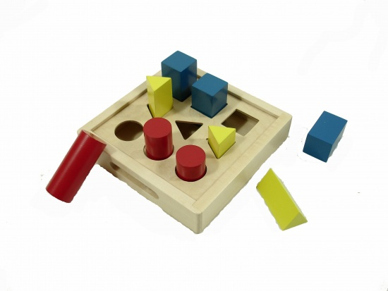 Žebřík - 3 tvary, 3 barvy Montessori