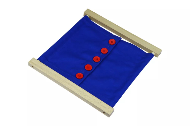 Zapínací rám - velké knoflíky Montessori