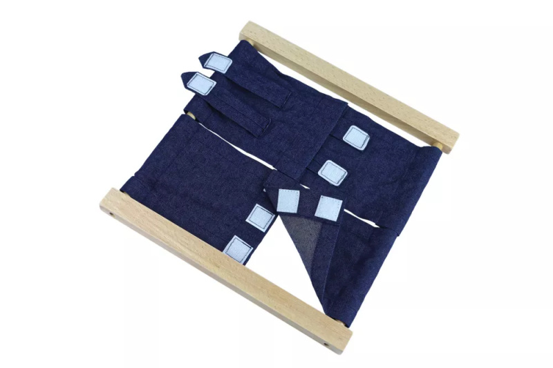 Zapínací rám - suchý zip Montessori