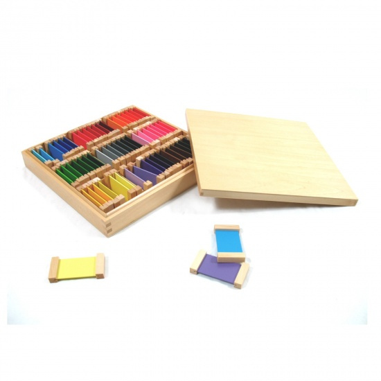 Barevné destičky 3 - Odstíny Montessori