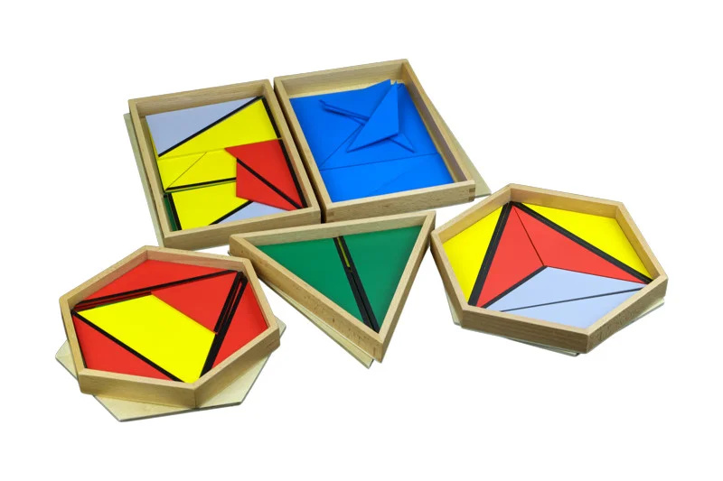 Konstrukční trojúhelníky Montessori