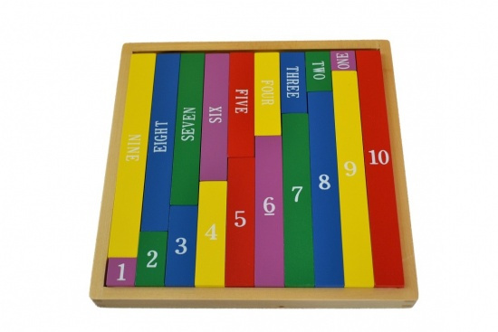 Barevné počítací špalíčky Montessori
