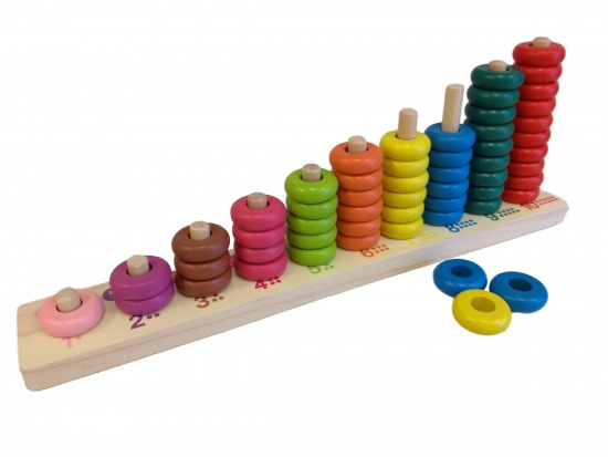 Počítadlo 1-10 Montessori