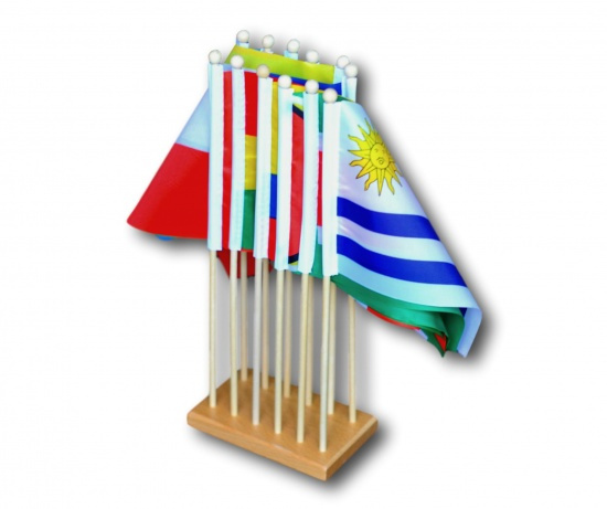 Vlajky Jižní Ameriky Montessori