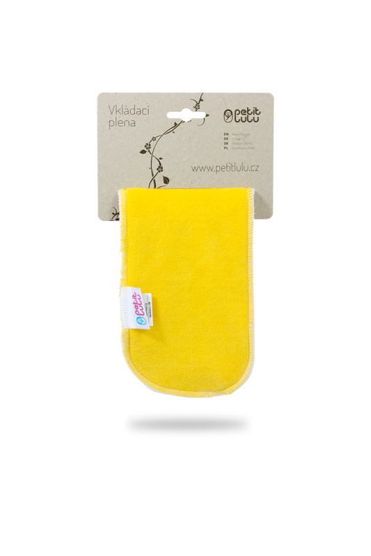 Petit Lulu s.r.o. Žlutá vkládací plena krátká