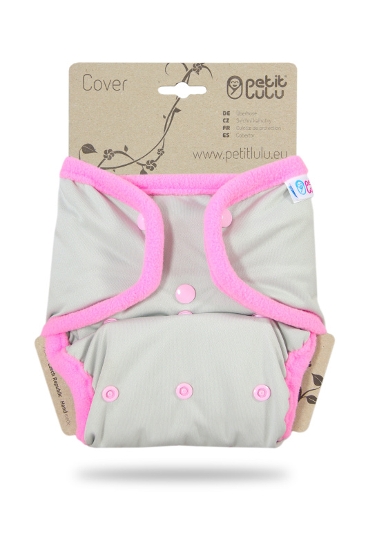 Petit Lulu s.r.o. Šedé (růžová) - svrchní kalhotky pat