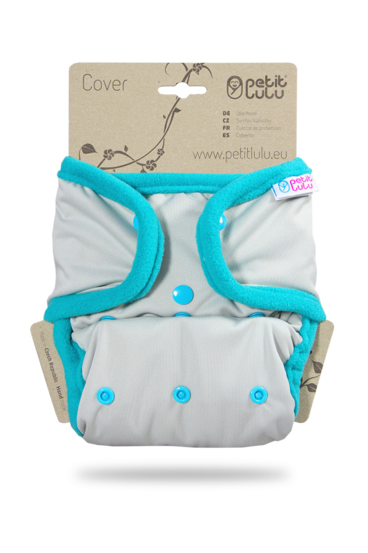 Petit Lulu s.r.o. Šedé (tyrkys) - svrchní kalhotky pat