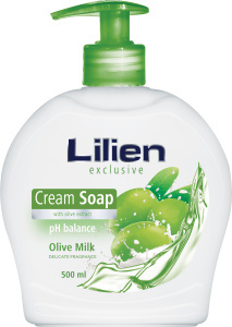 Lilien - tekuté mýdlo - Olive Milk, 500 ml