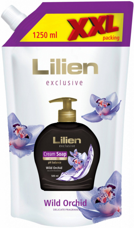 Lilien - tekuté mýdlo - Wild Orchid, náhradní náplň, 1 l