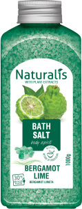 Naturalis Sůl do koupele Bergamot&Lime 1000 g