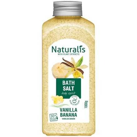 Naturalis Sůl do koupele Vanilla&Banana 1000 g
