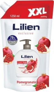 Lilien tekuté mýdlo - Granátové jablko XXL - sáček 1250 ml