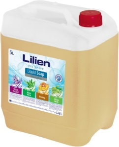 Lilien - tekuté mýdlo - Honey, 5 l
