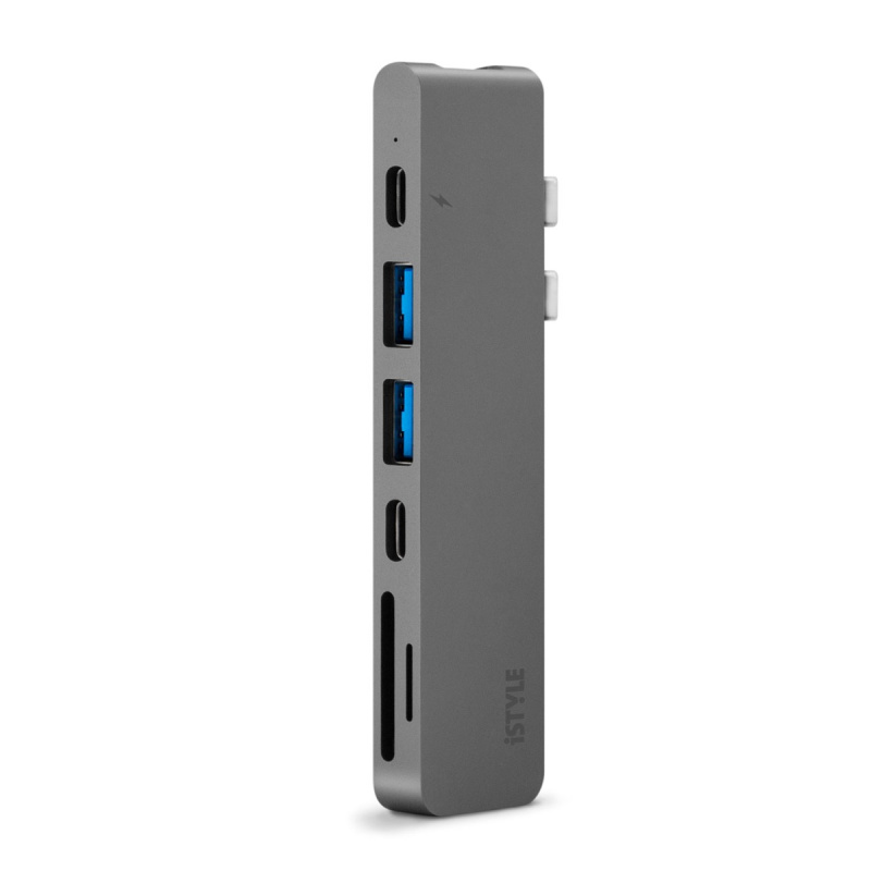 iSTYLE USB-C dokovací stanice Pro Hub vesmírně šedá K-PL9915111900017