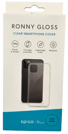 EPICO gelový obal pro iPhone 11 Pro - Transparentní