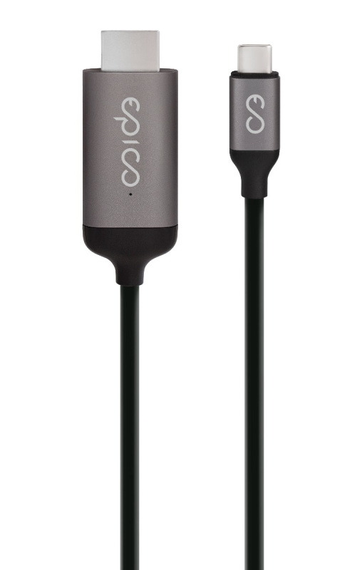 USB-C na HDMI kabel Epico 1,8m - vesmírně šedý