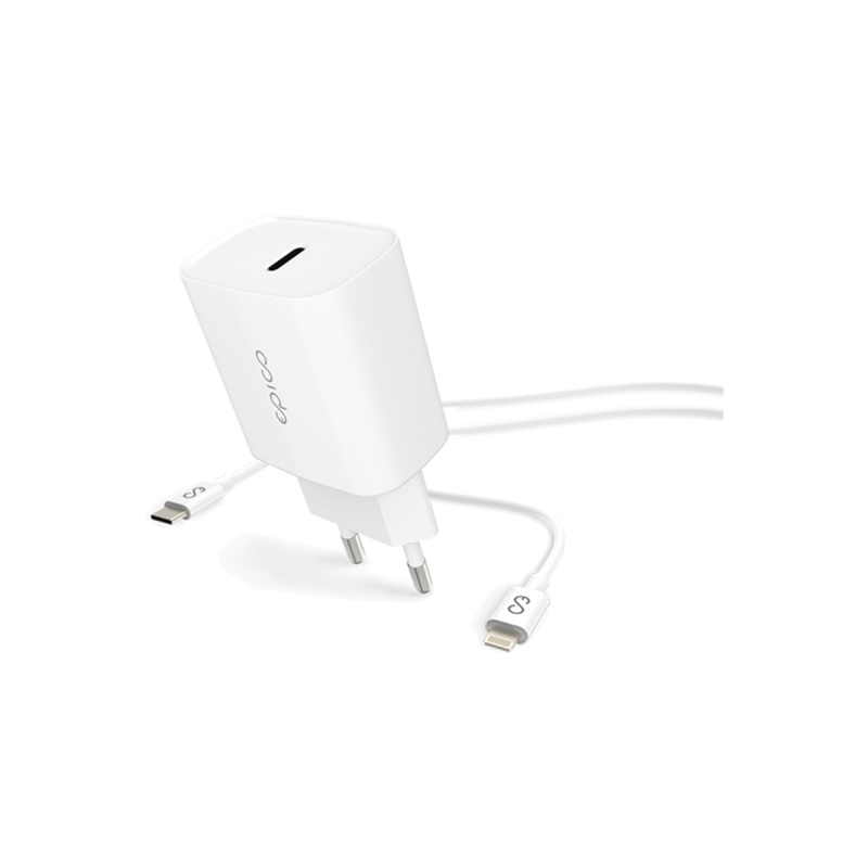 20W nabíječka Epico Power Delivery - bílá